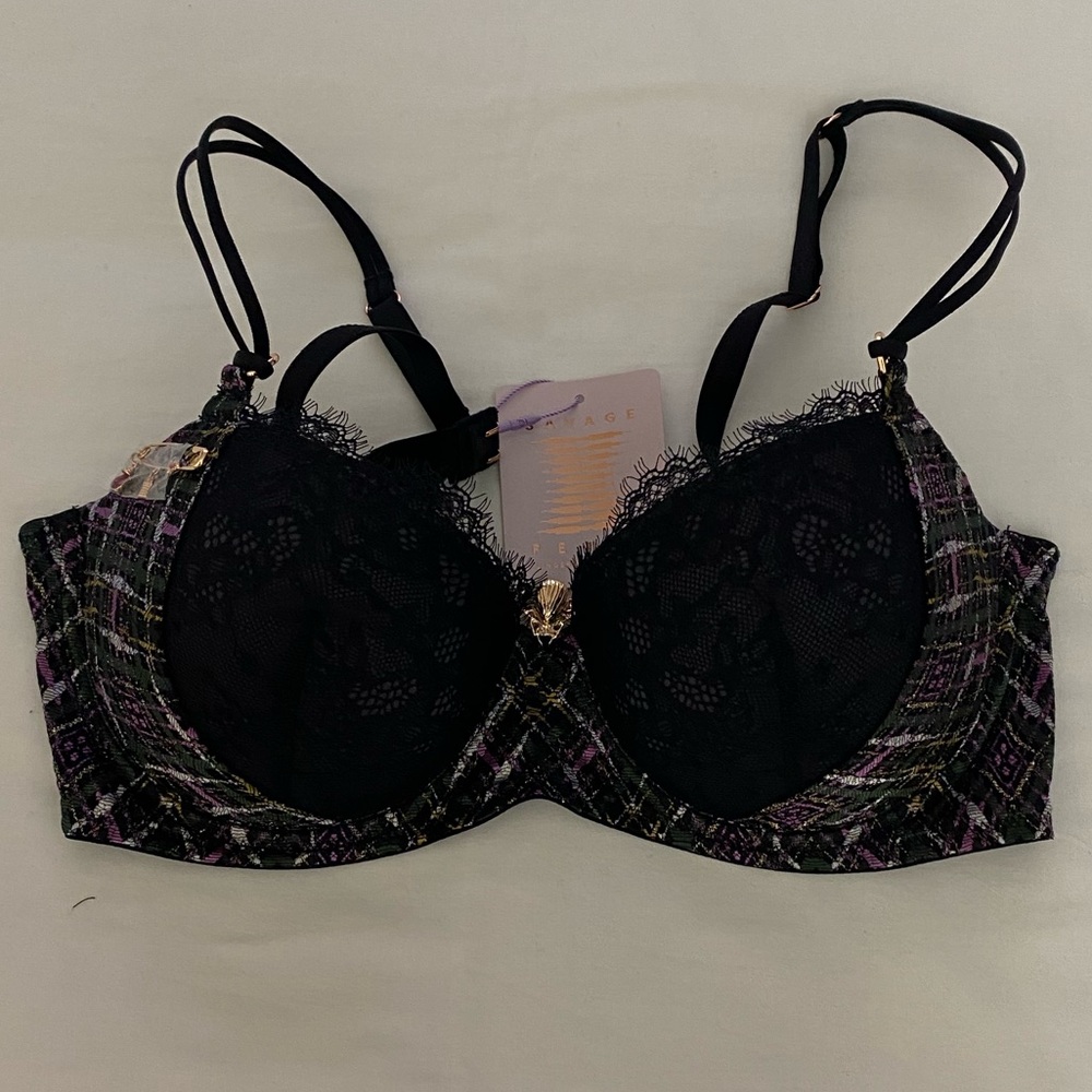 NWT Savage X Fenty by Rihanna A Little Tart Balconette Bra Size 36D. - Picture 4 of 11